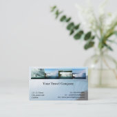Visitekaartje reisbureau (Staand voorkant)