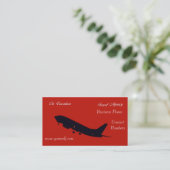 Visitekaartje reisbureau (Staand voorkant)