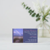 Visitekaartje reisbureau (Staand voorkant)