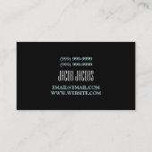 Visitekaartje reisbureau (Achterkant)