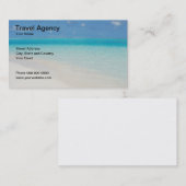 Visitekaartje reisbureau (Voorkant / Achterkant)