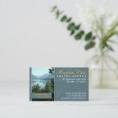 Visitekaartje reisbureau (Staand voorkant)