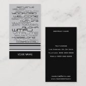 VISITEKAARTJE REISBUREAU (Voorkant / Achterkant)