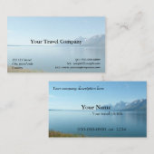 Visitekaartje reisbureau (Voorkant / Achterkant)