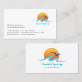 Visitekaartje reisbureau Toerismetouroperator (Voorkant / Achterkant)