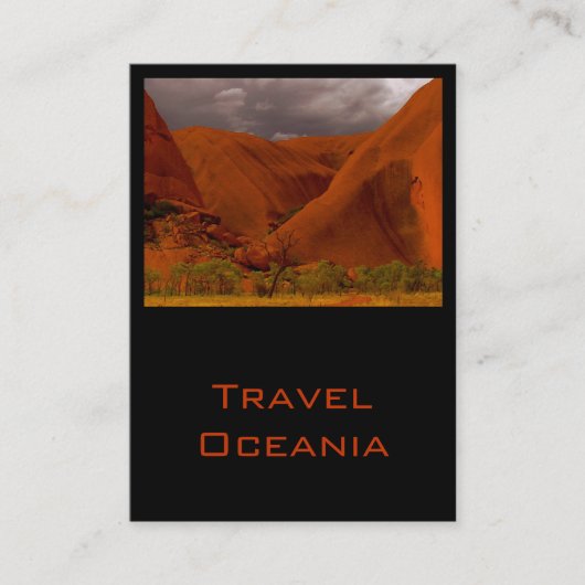 Visitekaartje Reizen Oceanië (Voorkant)