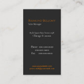 Visitekaartje reserveonderdelen (Achterkant)