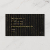 Visitekaartje Retro-autoservice (Achterkant)