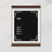 Visitekaartje  Retro Mode Boutique 5 (Achterkant)