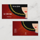 Visitekaartje Retro Pet Boutique Art Deco (Voorkant / Achterkant)