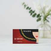 Visitekaartje Retro Pet Boutique Art Deco (Staand voorkant)