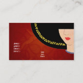 Visitekaartje Retro Pet Boutique Art Deco (Achterkant)