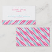 Visitekaartje Retro Stripes (Voorkant / Achterkant)