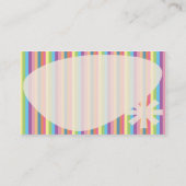 Visitekaartje Retro Stripes (Achterkant)