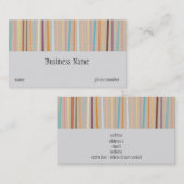 Visitekaartje Retro Stripes (Voorkant / Achterkant)