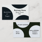 Visitekaartje Retrocirkels (Voorkant / Achterkant)