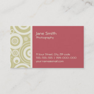 Visitekaartje Retrocirkels