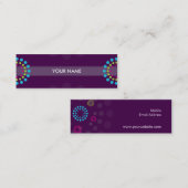 VISITEKAARTJE:: retrospot 1 Mini Visitekaartje (Voorkant / Achterkant)