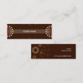 VISITEKAARTJE:: Retrospot 2 Mini Visitekaartje (Voorkant / Achterkant)