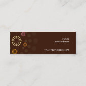 VISITEKAARTJE:: Retrospot 2 Mini Visitekaartje (Achterkant)