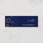 VISITEKAARTJE:: retrospot 3 Mini Visitekaartje (Achterkant)