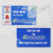 VISITEKAARTJE REVOLUCION Distributor (Voorkant / Achterkant)