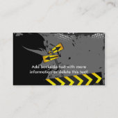 visitekaartje Road Signs 2 (Achterkant)