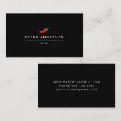 Visitekaartje Rode Chili Pepper (Voorkant / Achterkant)