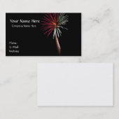 Visitekaartje rode en groene handpalm (Voorkant / Achterkant)