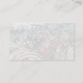 Visitekaartje rode fietsen (Achterkant)