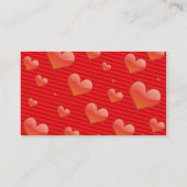Visitekaartje Rode harten (Achterkant)