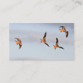 Visitekaartje Rode kite (Achterkant)