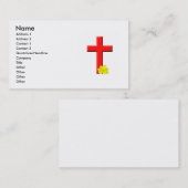 Visitekaartje Rode Kruis (Voorkant / Achterkant)