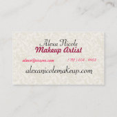 Visitekaartje rode lippen (Achterkant)