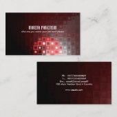 visitekaartje rode rechthoeken (Voorkant / Achterkant)