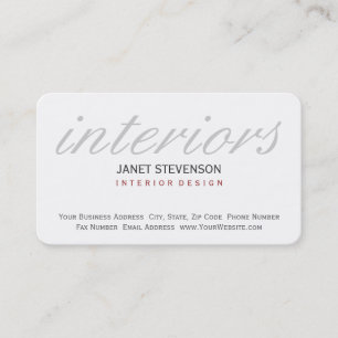 Visitekaartje Rond gestelde Hoek Binnenlandse Ontw