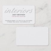 Visitekaartje Rond gestelde Hoek Binnenlandse Ontw (Voorkant / Achterkant)