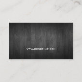 Visitekaartje Rood hout bouwcontract (Achterkant)