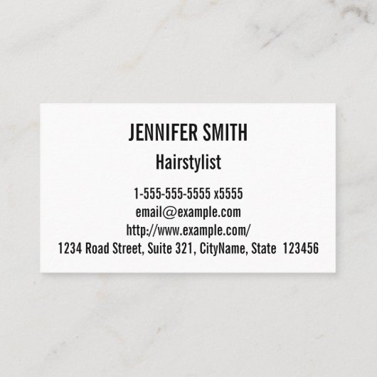 Visitekaartje rood, wit en groen gestreept patroon (Achterkant)