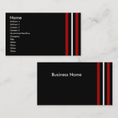 Visitekaartje Rood Zwart Wit (Voorkant / Achterkant)