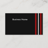 Visitekaartje Rood Zwart Wit (Achterkant)