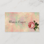 Visitekaartje Roos zomer (Achterkant)