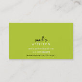 VISITEKAARTJE:: rotor 1 L Visitekaartje (Achterkant)