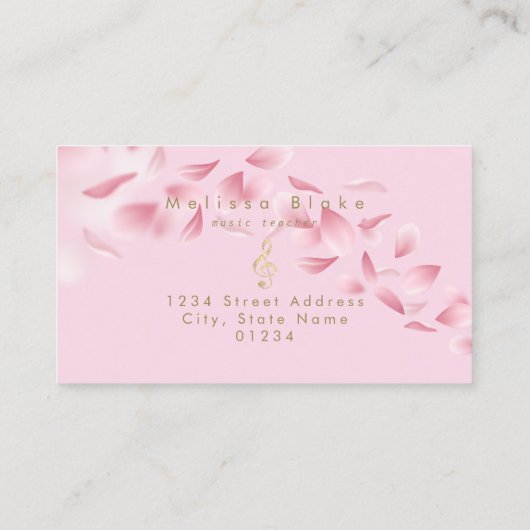 visitekaartje roze pianist (Achterkant)