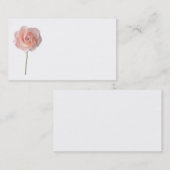 Visitekaartje Roze Rose Flowers (Voorkant / Achterkant)