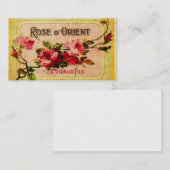  Visitekaartje Rozen (Voorkant / Achterkant)