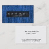 Visitekaartje Rustic Blue Rope Pattern (Voorkant / Achterkant)