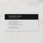 Visitekaartje, rustieke interieur enscenering visitekaartje (Voorkant)