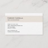 Visitekaartje, rustieke keuken houtlook visitekaartje (Voorkant)