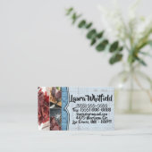 Visitekaartje rustieke Tin Paneel Plafondland West (Staand voorkant)